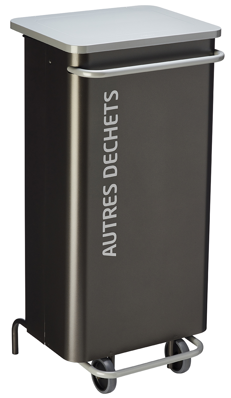 Mobiele sorteerbak Nomade 110L - grijs